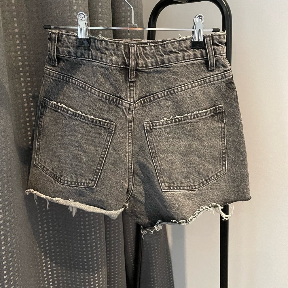 Distressed Denim Shorts - Picture 2 of 3